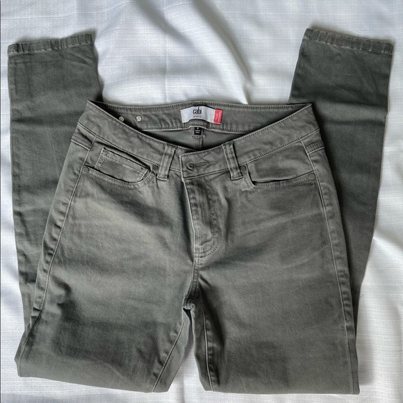 Cabi High Straight Grey Jeans - Picture 1 of 5